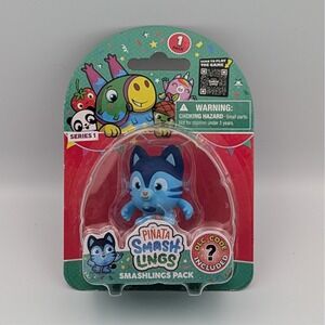 Piñata Smashlings Series 1 Jet Cat 1-Pack Roblox Blue Kitty Figure Collectible